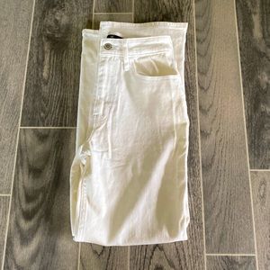High-Rise Hollister White Jeans